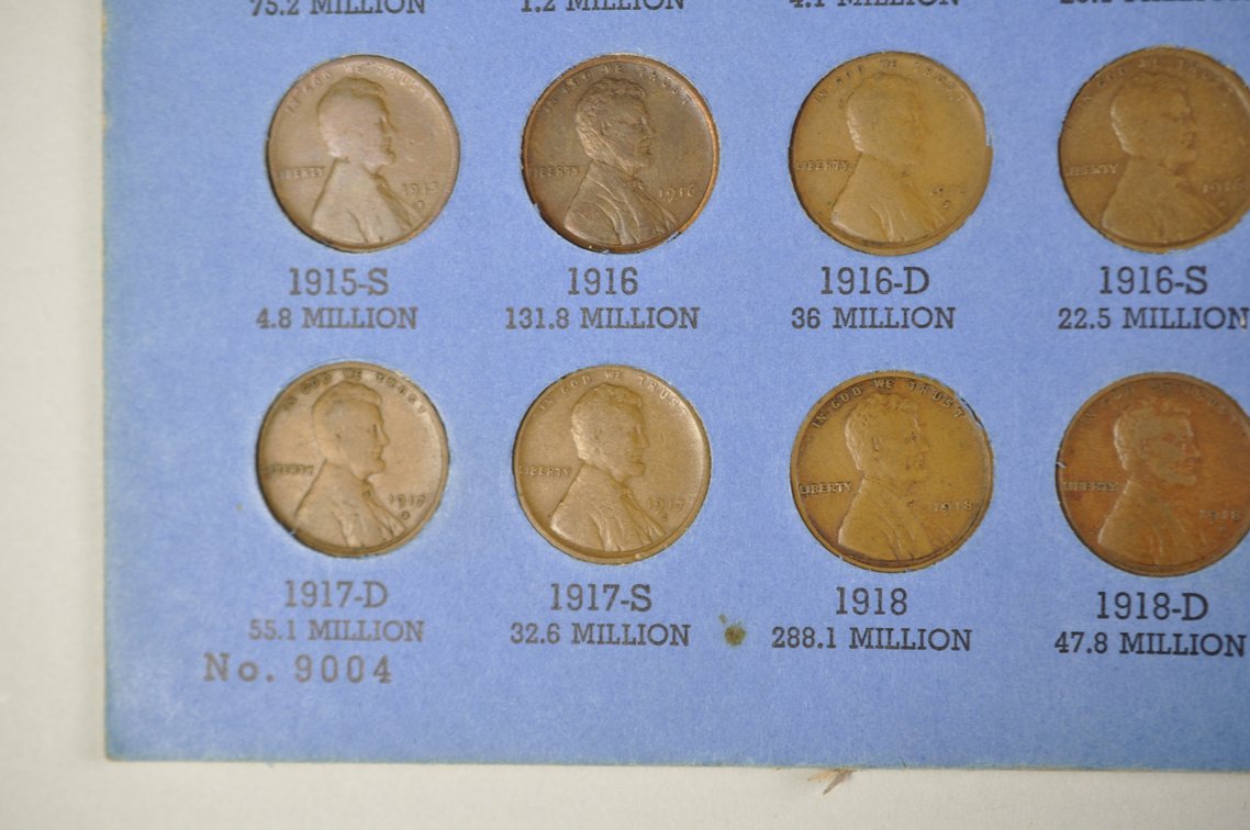 1909-1940 Wheat Cent Whitman Folder, photo 6 of 13
