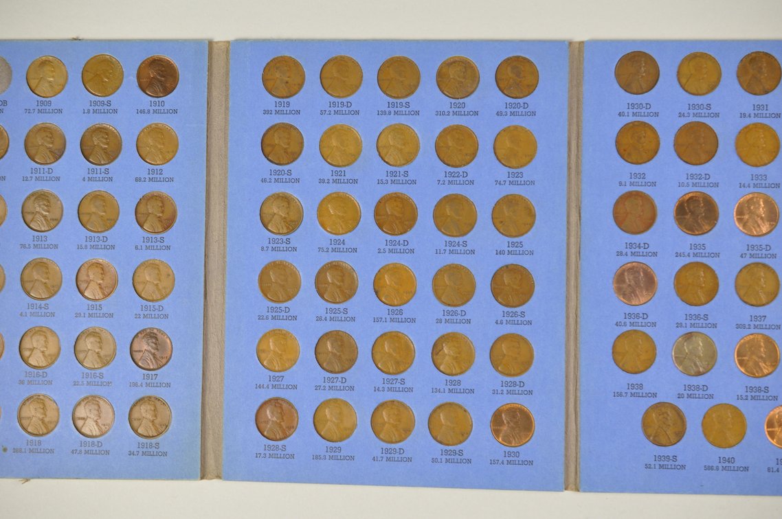 1909-1940 Wheat Cent Whitman Folder, photo 7 of 13