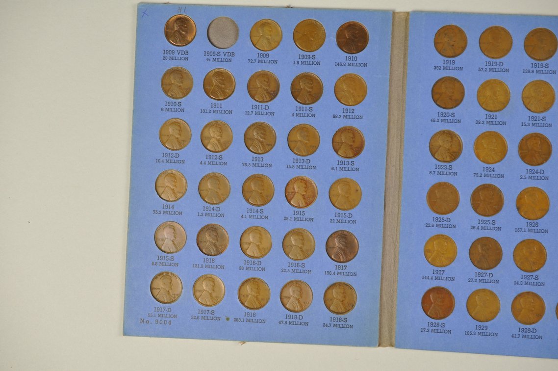 1909-1940 Wheat Cent Whitman Folder, photo 3 of 13