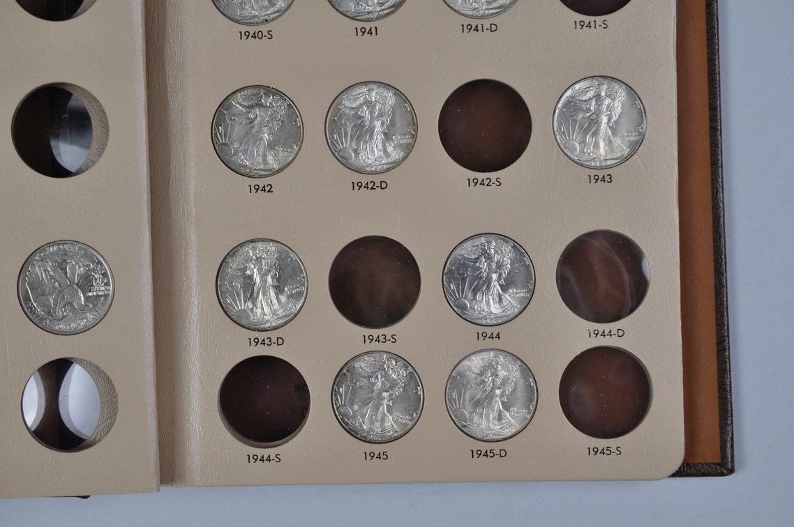 Walking Liberty Half Dollar Dansco Album, photo 13 of 18