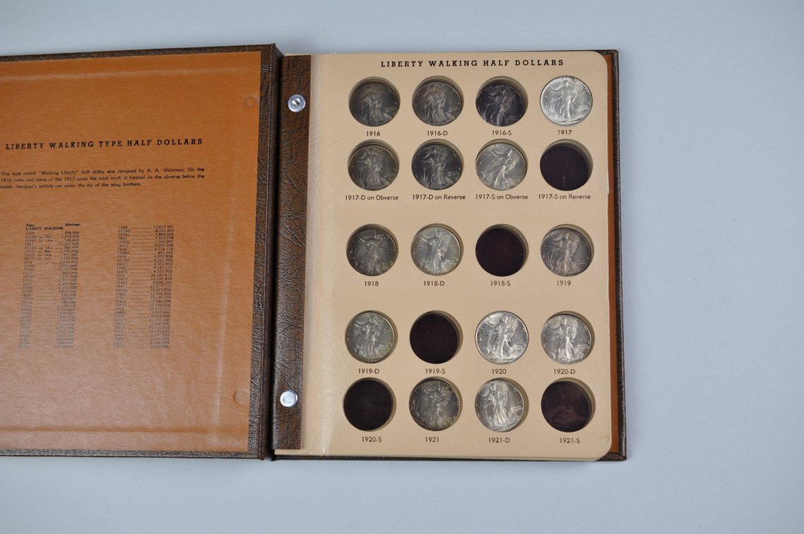 Walking Liberty Half Dollar Dansco Album, photo 2 of 18