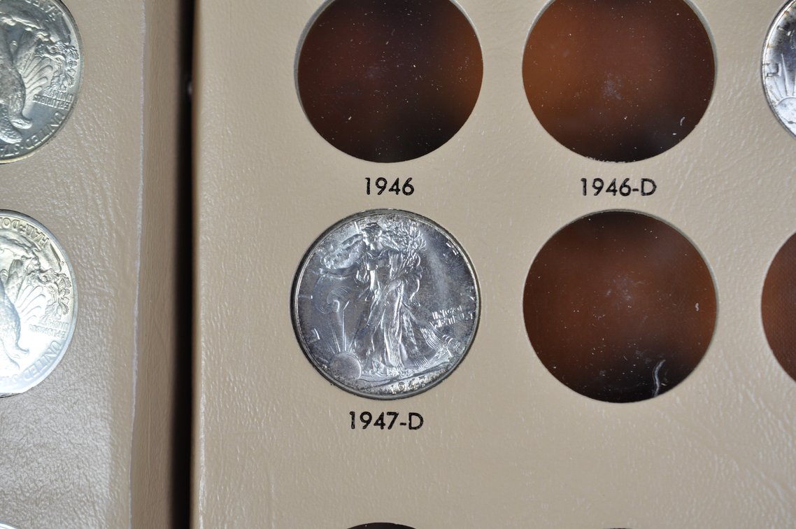 Walking Liberty Half Dollar Dansco Album, photo 17 of 18