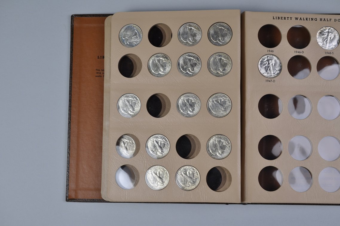 Walking Liberty Half Dollar Dansco Album, photo 14 of 18