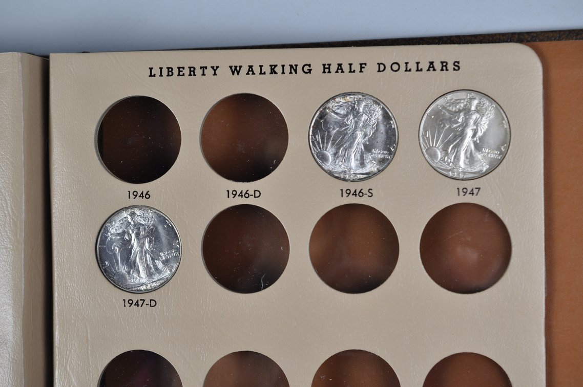 Walking Liberty Half Dollar Dansco Album, photo 15 of 18