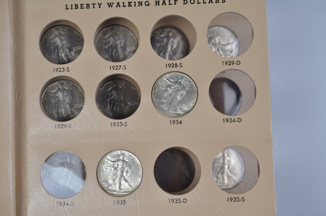 Walking Liberty Half Dollar Dansco Album, photo 7 of 18