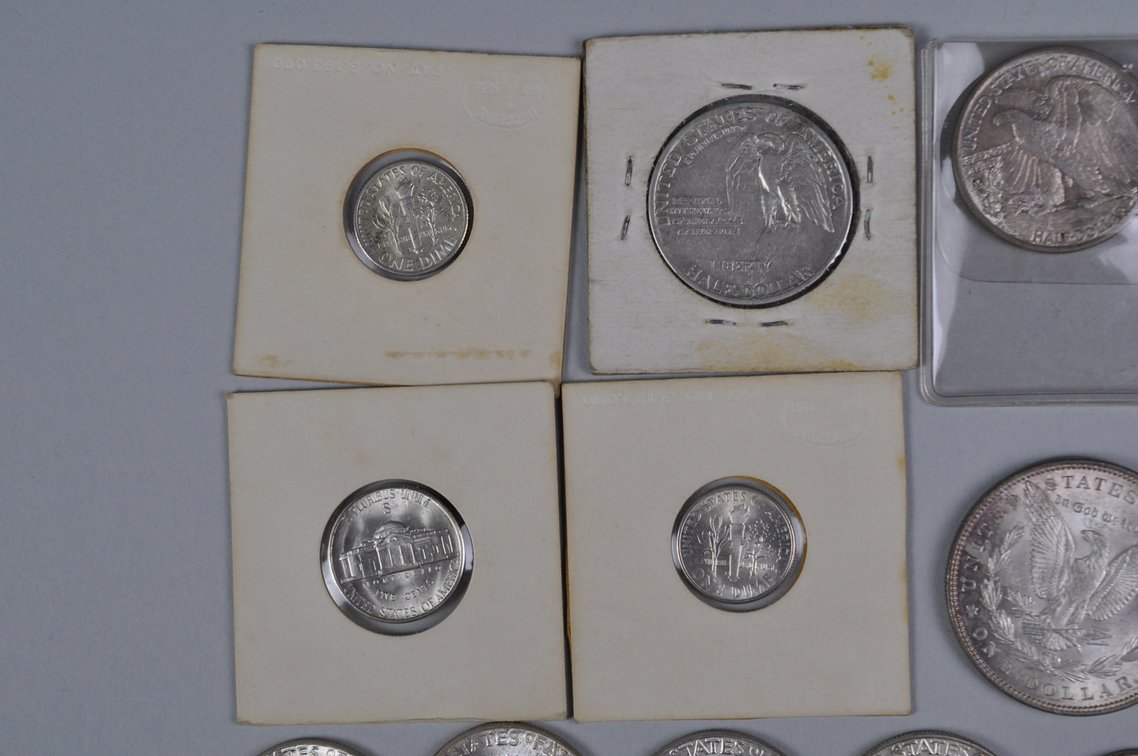1898 to1964 Assorted Collection of Silver American Coins, photo 11 of 18