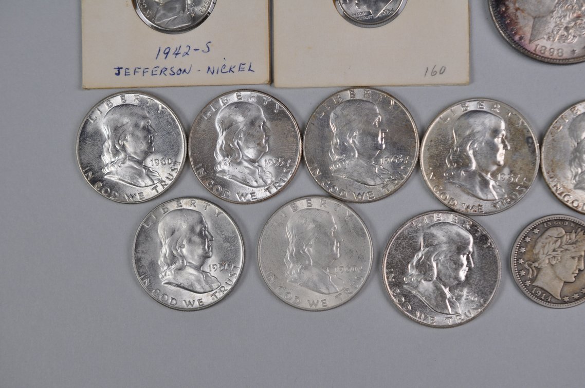 1898 to1964 Assorted Collection of Silver American Coins, photo 7 of 18