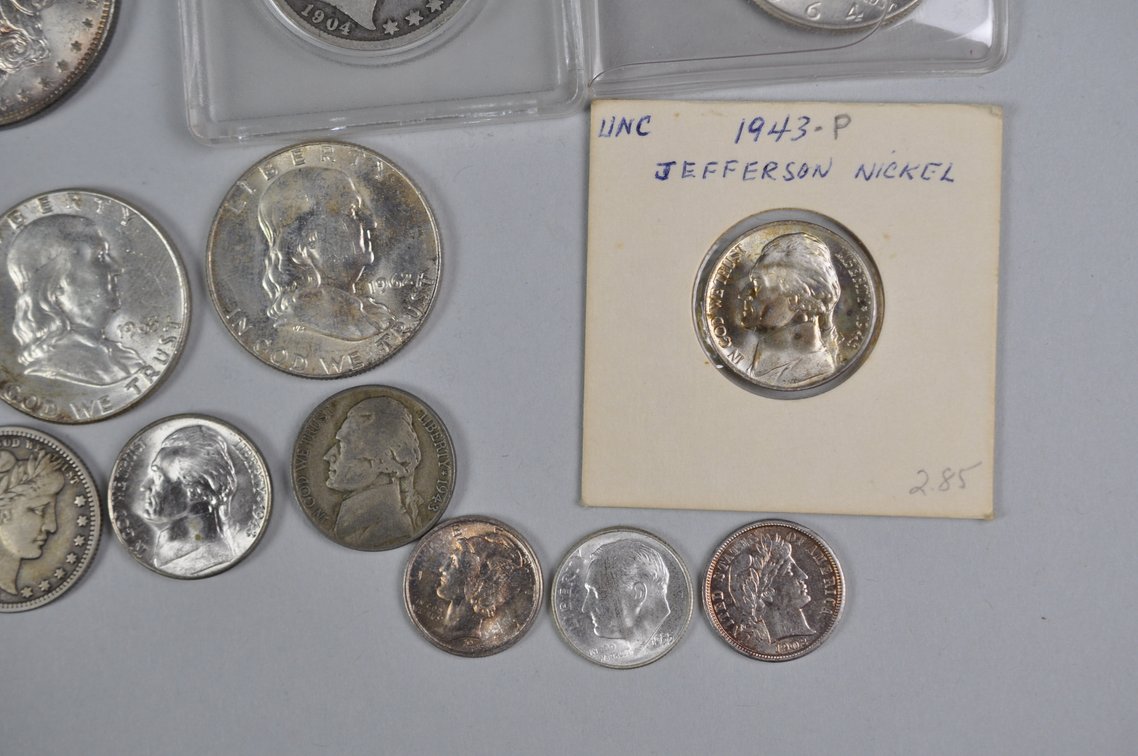 1898 to1964 Assorted Collection of Silver American Coins, photo 9 of 18