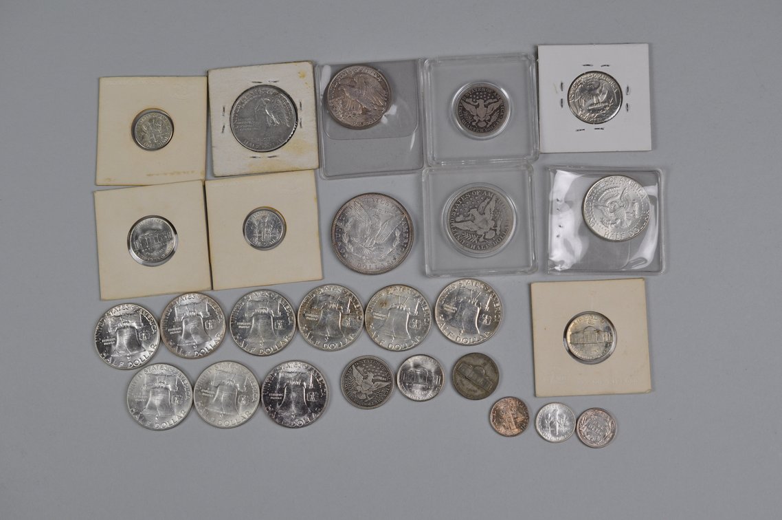 1898 to1964 Assorted Collection of Silver American Coins, photo 10 of 18