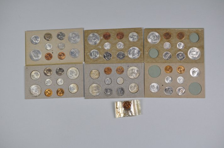 Original 1948 and 1949 Mint Sets with Original 1954 Proof Set in Box