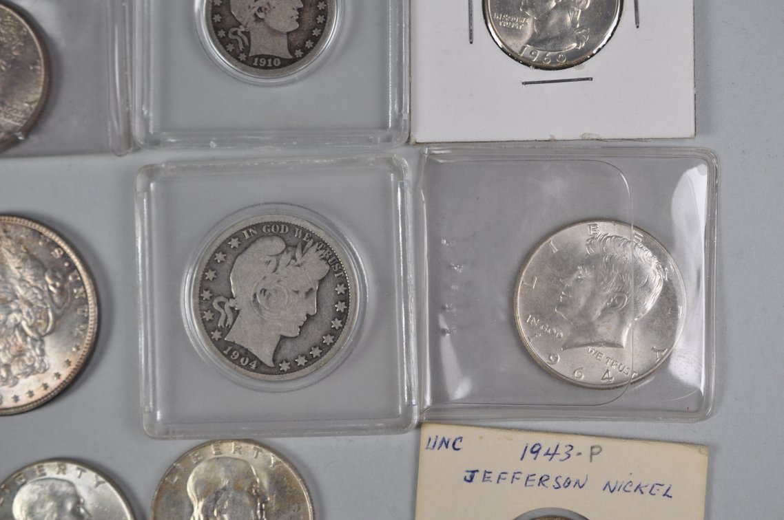 1898 to1964 Assorted Collection of Silver American Coins, photo 6 of 18