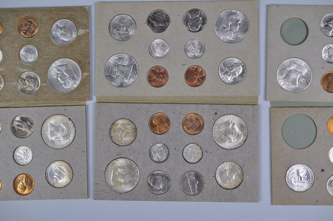 Original 1948 and 1949 Mint Sets with Original 1954 Proof Set in Box, photo 14 of 16