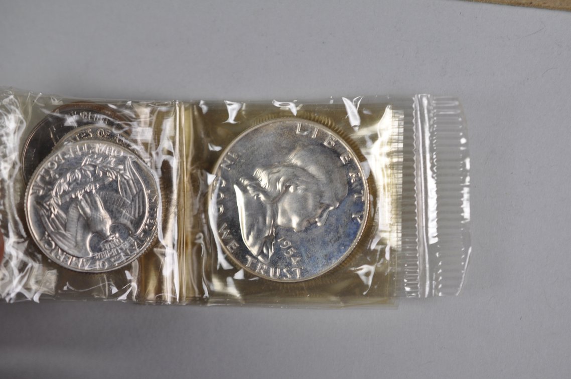 Original 1948 and 1949 Mint Sets with Original 1954 Proof Set in Box, photo 11 of 16
