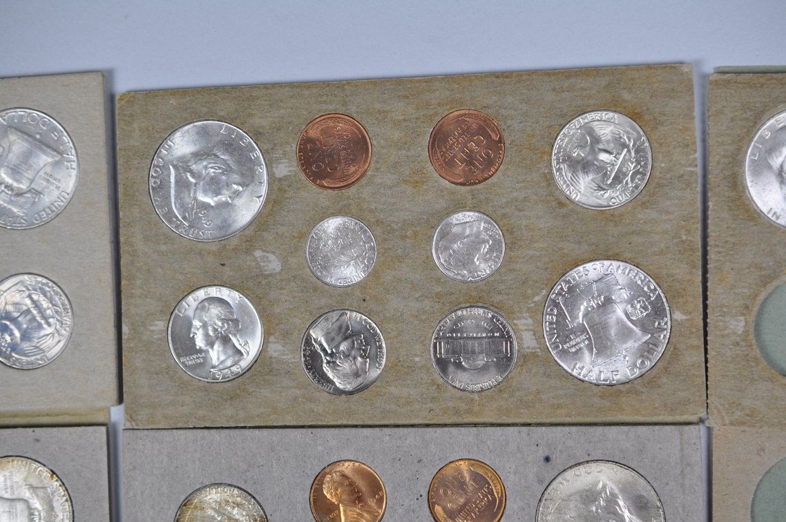 Original 1948 and 1949 Mint Sets with Original 1954 Proof Set in Box, photo 4 of 16