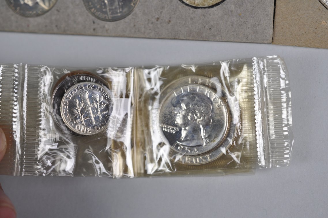 Original 1948 and 1949 Mint Sets with Original 1954 Proof Set in Box, photo 10 of 16