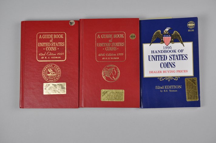 Original 1989 and 1995 Red Book and 1995 Blue Book Price Guides