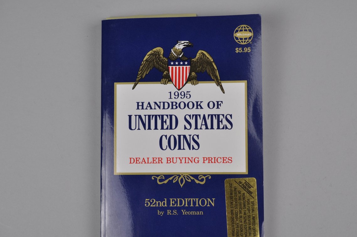 Original 1989 and 1995 Red Book and 1995 Blue Book Price Guides, photo 3 of 16