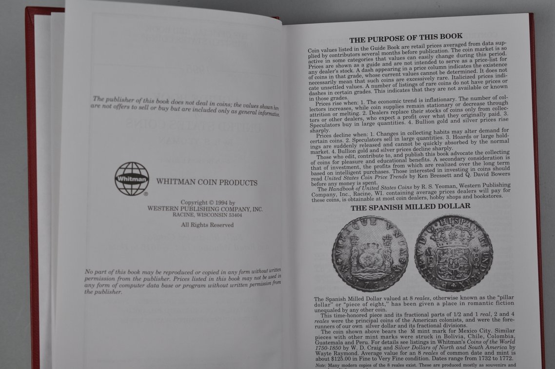 Original 1989 and 1995 Red Book and 1995 Blue Book Price Guides, photo 7 of 16