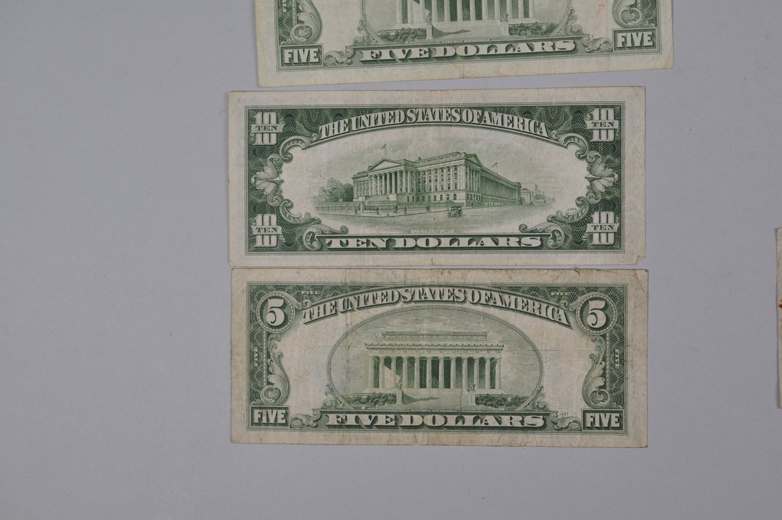 Old Type Small Banknotes with Color Seals, photo 11 of 14