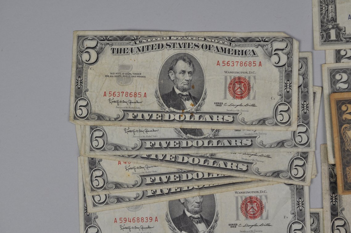 Old Type Small Banknotes with Color Seals, photo 2 of 14