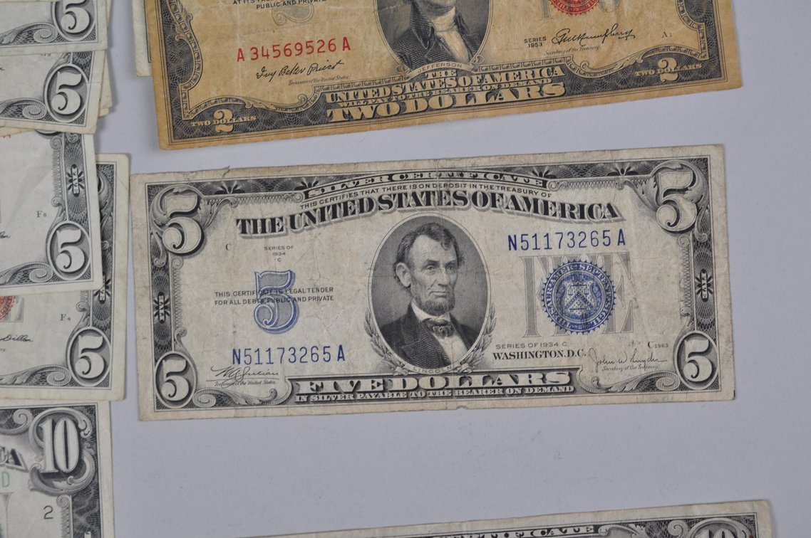Old Type Small Banknotes with Color Seals, photo 6 of 14