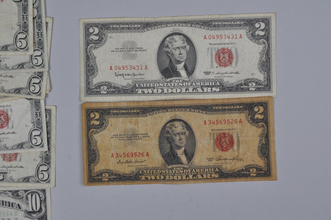 Old Type Small Banknotes with Color Seals, photo 7 of 14