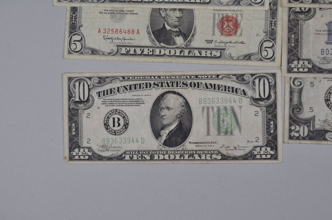 Old Type Small Banknotes with Color Seals, photo 4 of 14