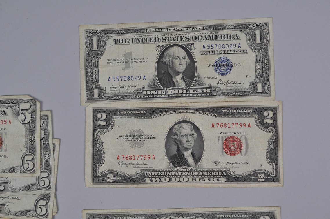 Old Type Small Banknotes with Color Seals, photo 8 of 14