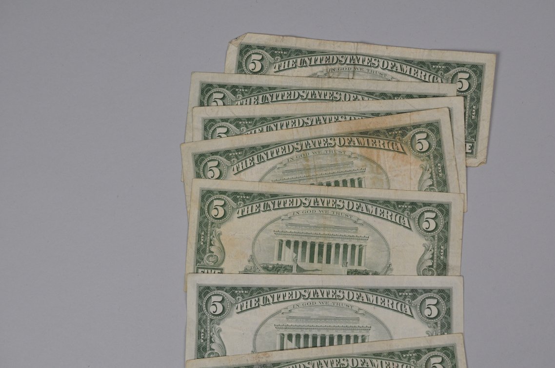 Old Type Small Banknotes with Color Seals, photo 9 of 14