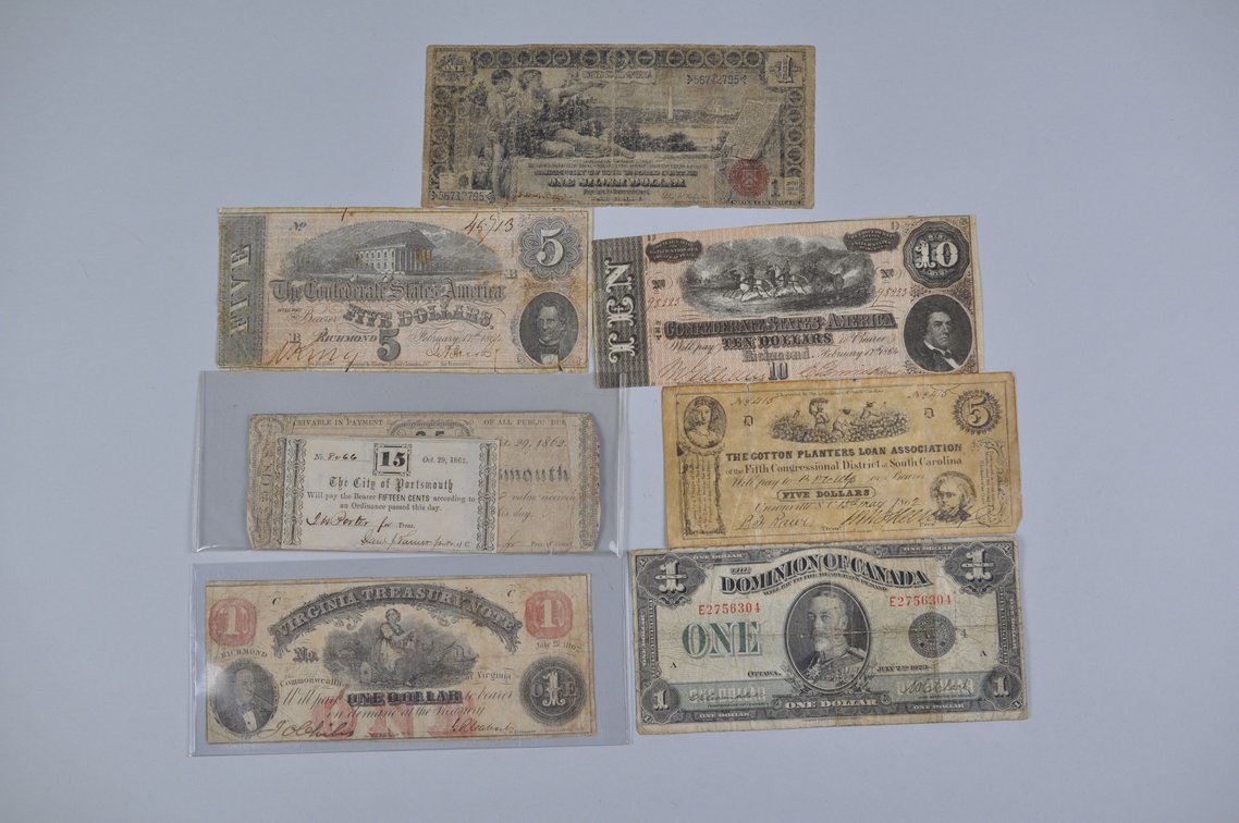 Old Type Large Banknotes from the 1800s, photo 2 of 16