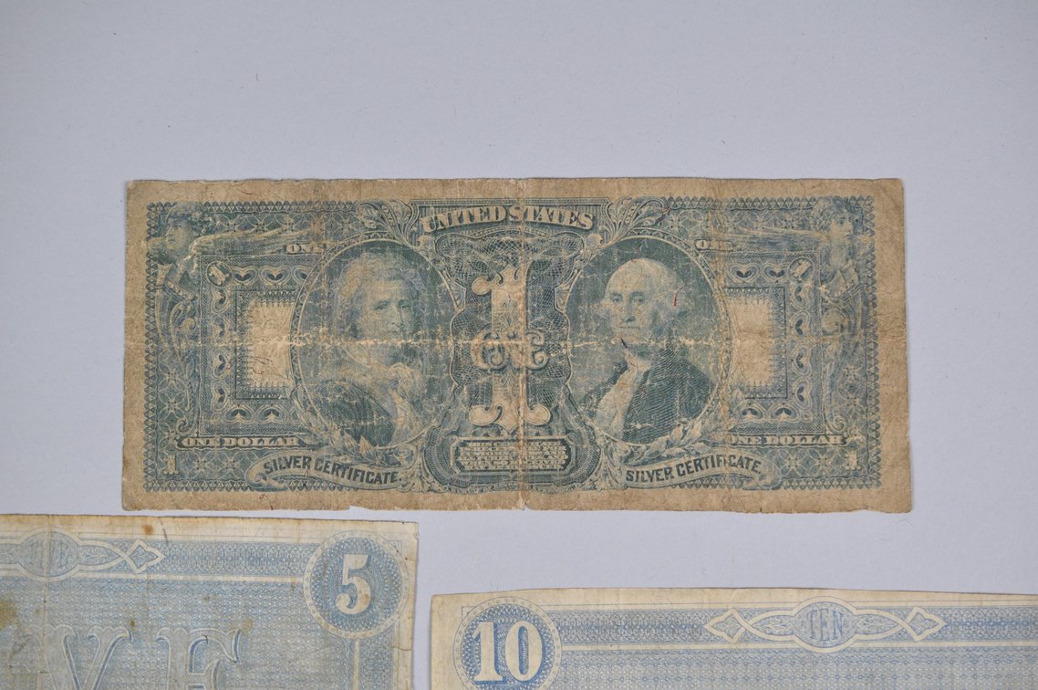 Old Type Large Banknotes from the 1800s, photo 11 of 16