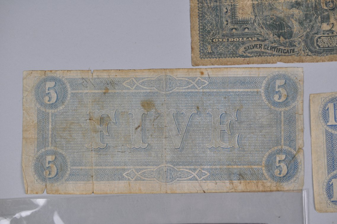 Old Type Large Banknotes from the 1800s, photo 12 of 16