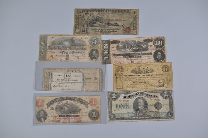 Old Type Large Banknotes from the 1800s