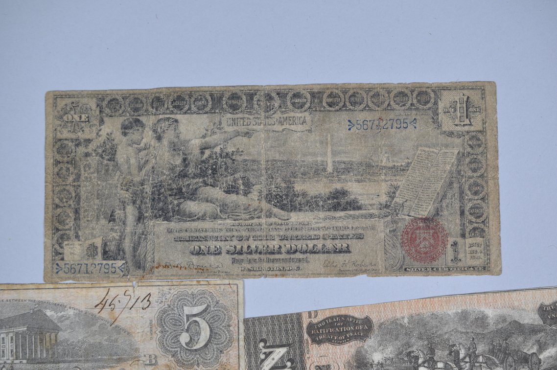 Old Type Large Banknotes from the 1800s, photo 3 of 16