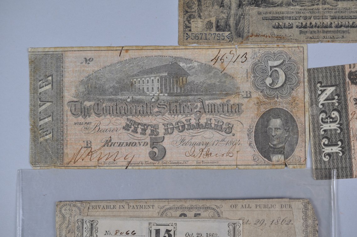 Old Type Large Banknotes from the 1800s, photo 4 of 16