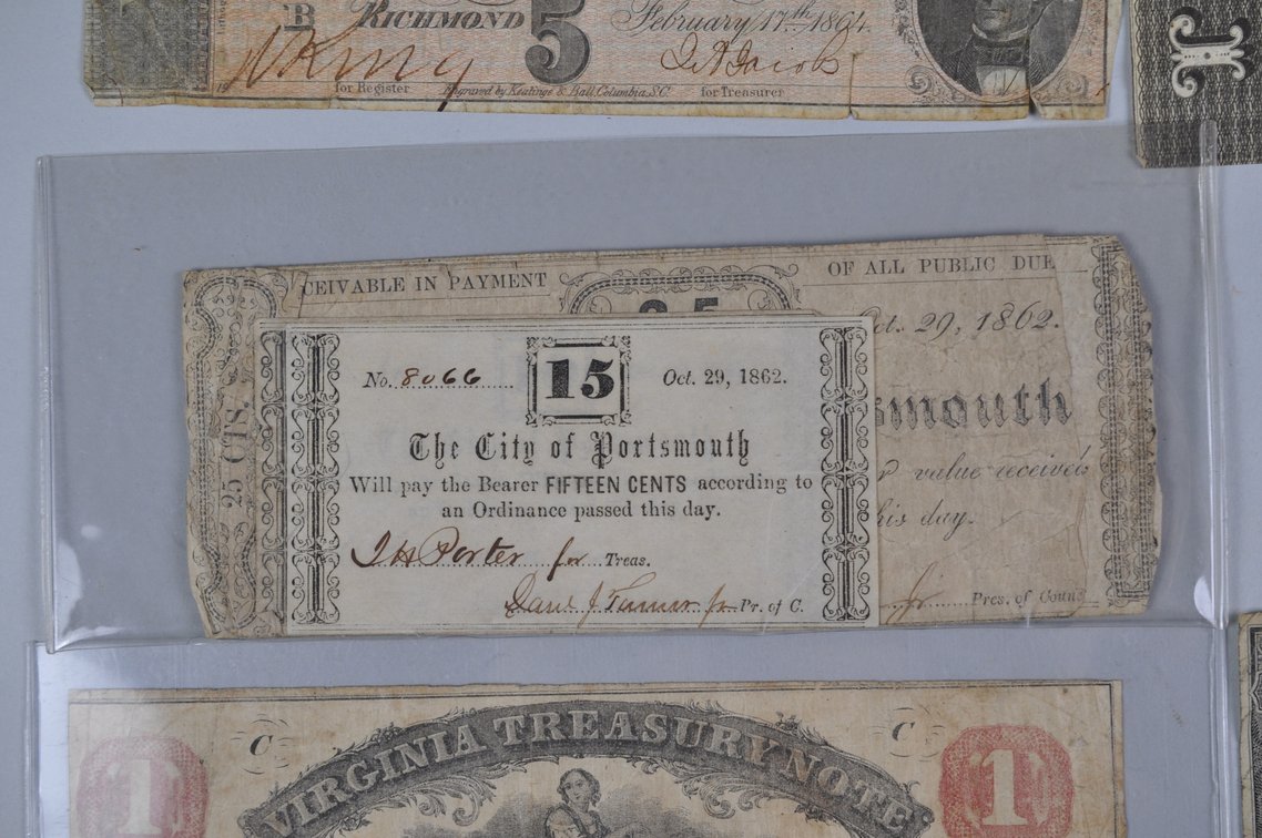 Old Type Large Banknotes from the 1800s, photo 5 of 16