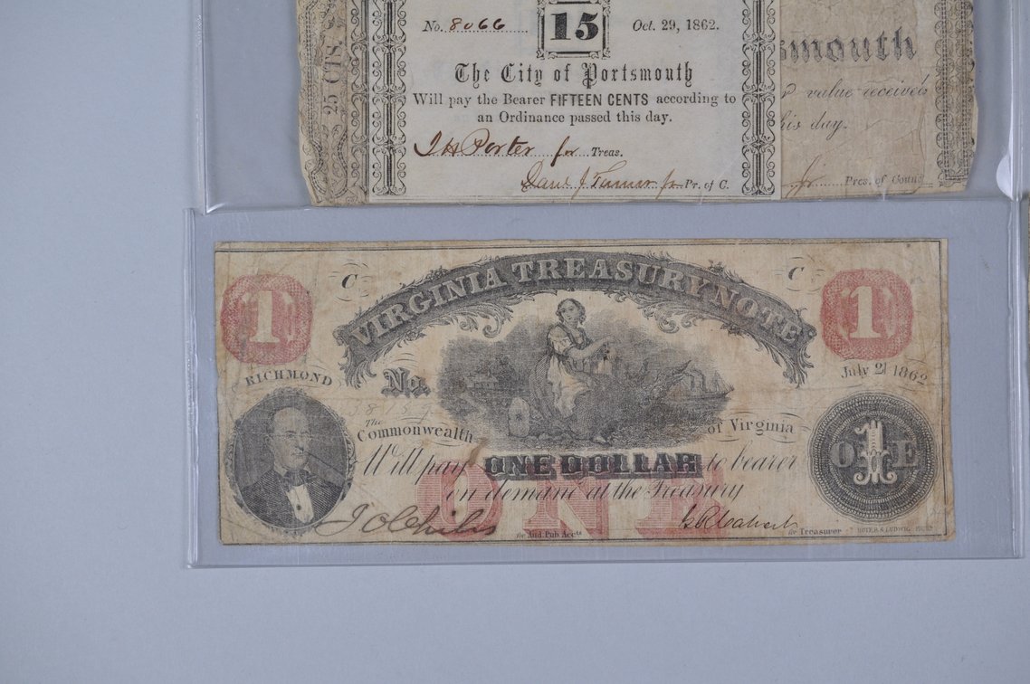 Old Type Large Banknotes from the 1800s, photo 6 of 16