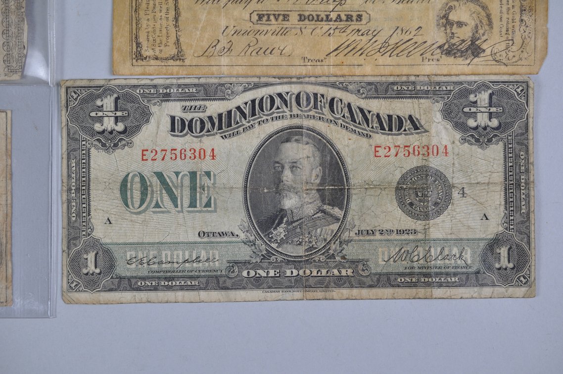 Old Type Large Banknotes from the 1800s, photo 7 of 16