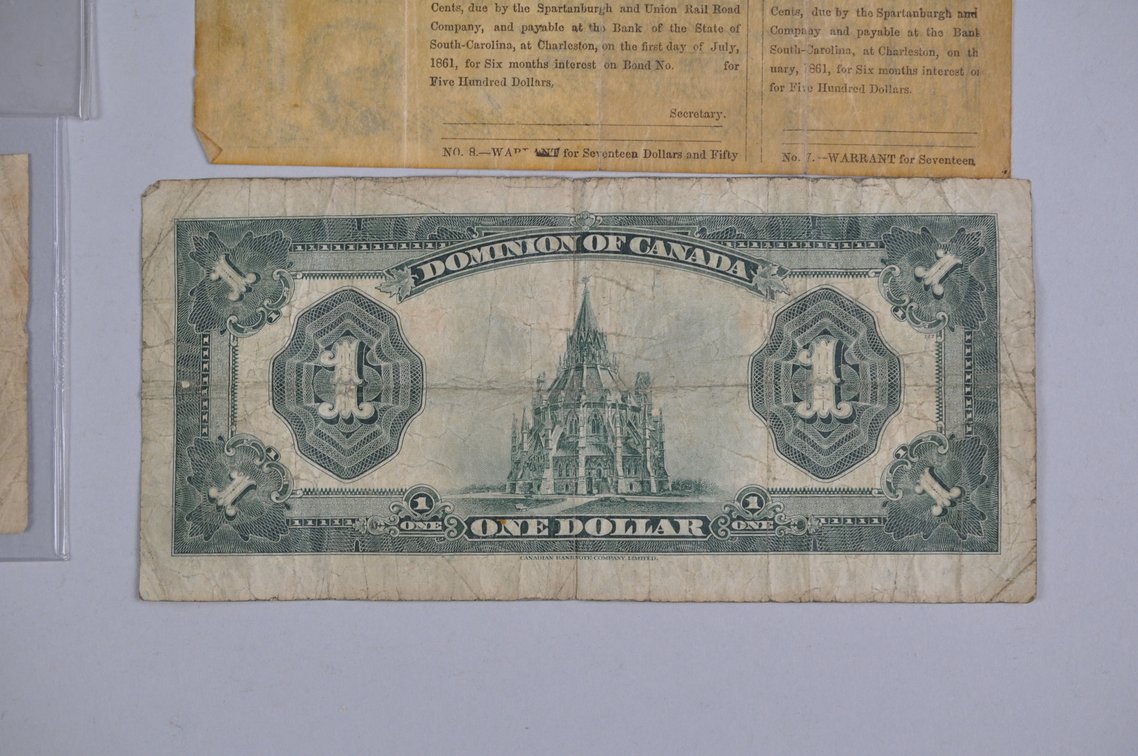 Old Type Large Banknotes from the 1800s, photo 14 of 16