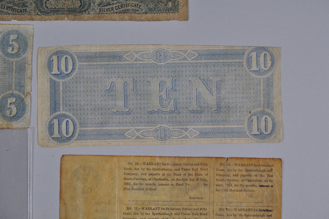 Old Type Large Banknotes from the 1800s, photo 16 of 16