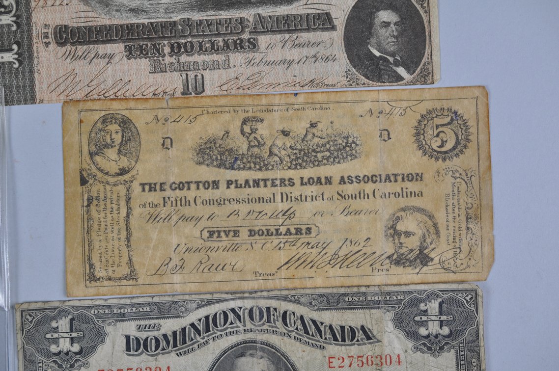 Old Type Large Banknotes from the 1800s, photo 8 of 16