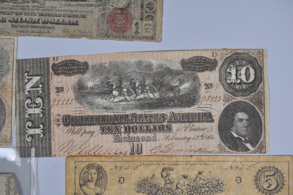 Old Type Large Banknotes from the 1800s, photo 9 of 16
