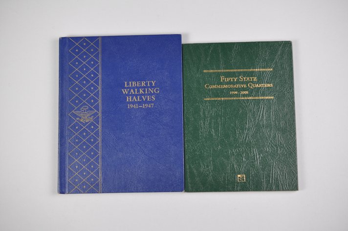 1999-2008 Fifty State Commemorative Quarters and Empty Half Dollar Folder