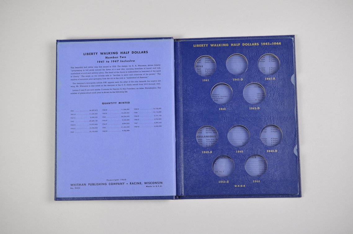 1999-2008 Fifty State Commemorative Quarters and Empty Half Dollar Folder, photo 15 of 15