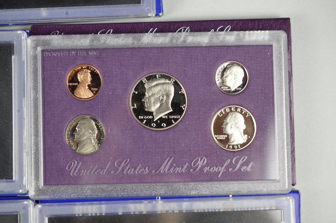 1968, 1979, and 1991 Original Proof Sets, photo 6 of 13