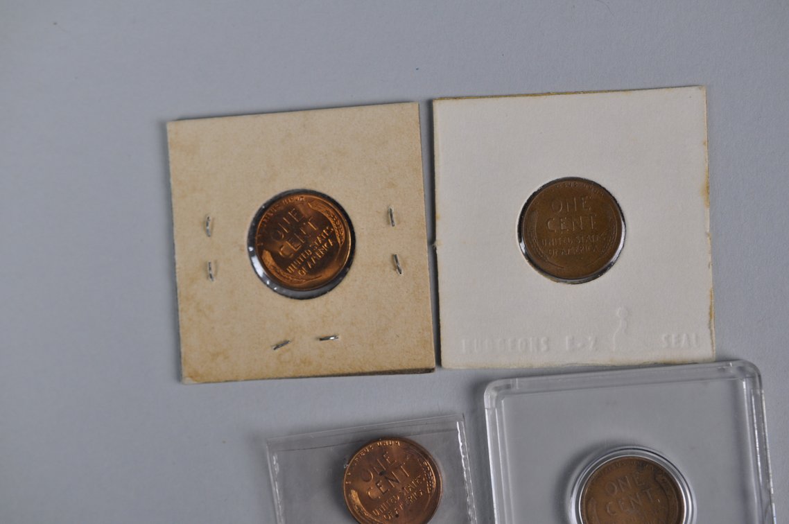 Collection of Wheat Cents, photo 11 of 13