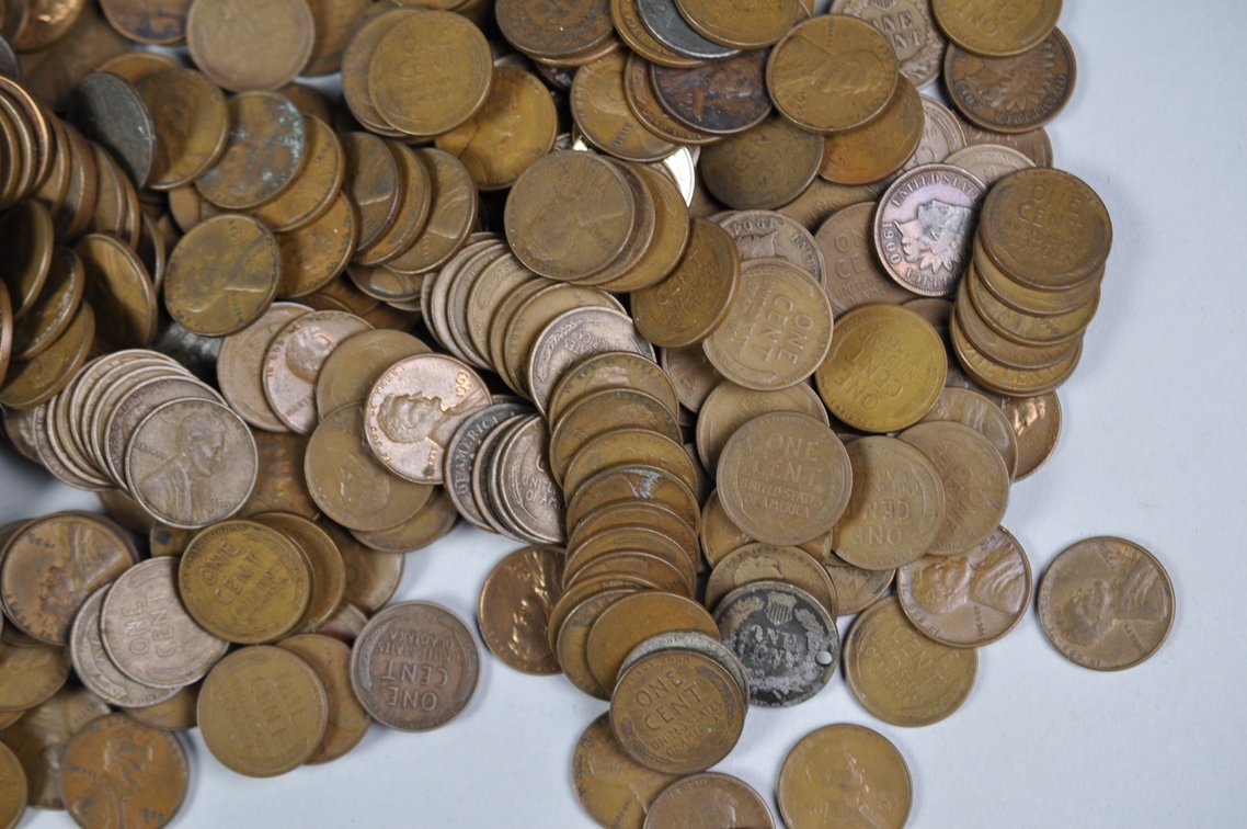 Collection of Wheat Cents, photo 5 of 13