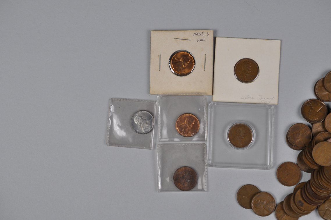 Collection of Wheat Cents, photo 7 of 13