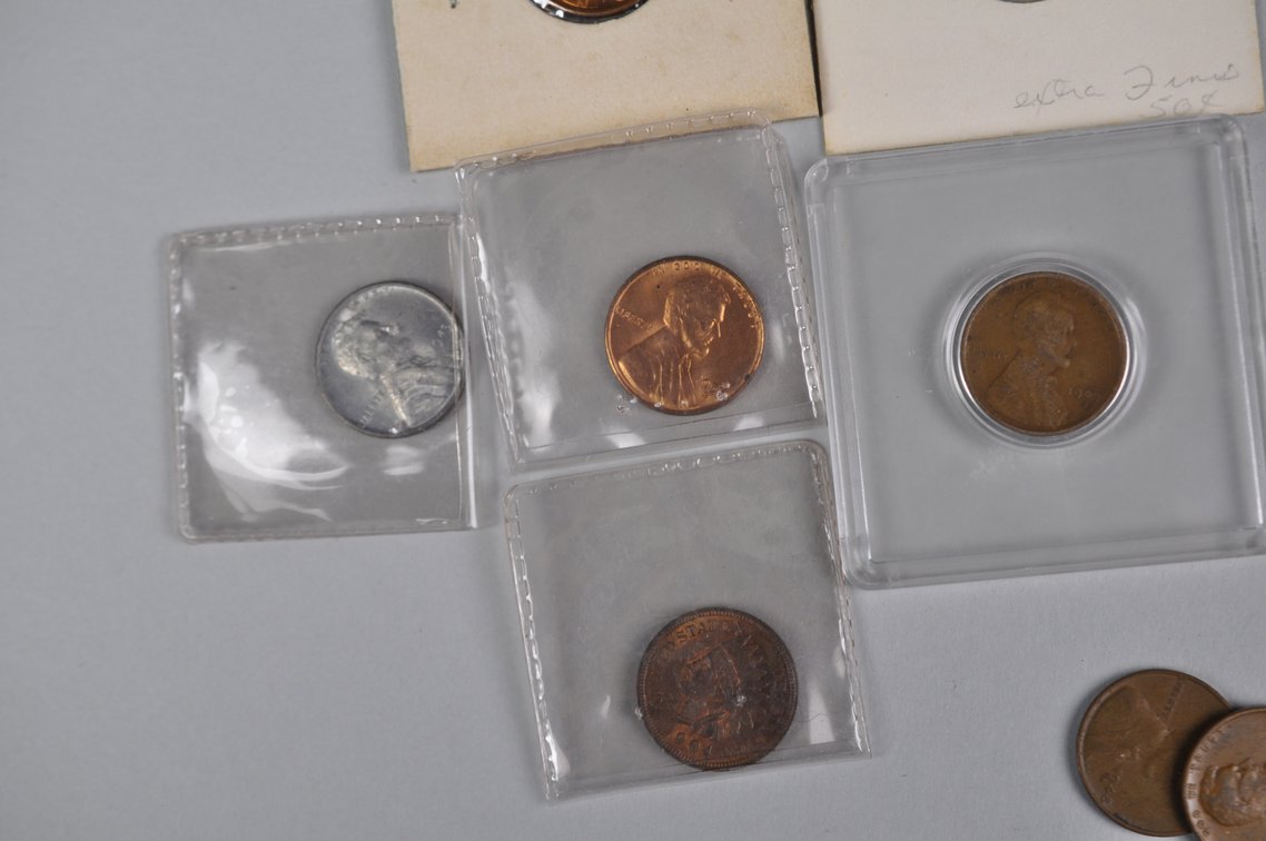 Collection of Wheat Cents, photo 8 of 13