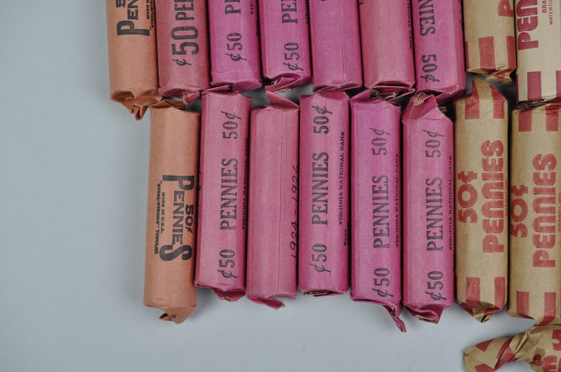 Collection of Lincoln Wheat Cents in Rolls, photo 5 of 7